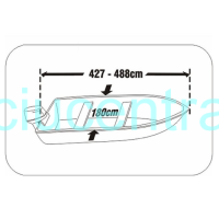 Valties tentas, ilgis 427 - 488 cm, plotis 180 cm